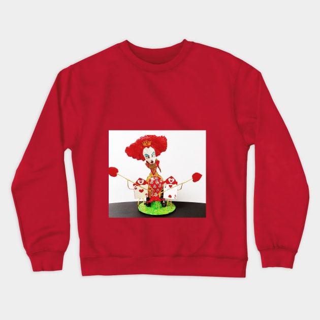 Red Queen Crewneck Sweatshirt by Polette Color